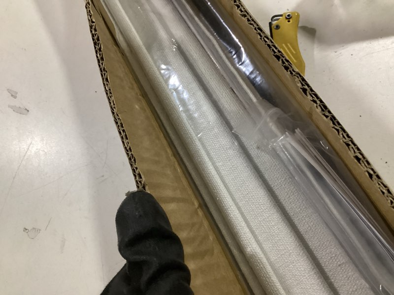 Condition photo showing Good Condition for unishades 100% blackout no tools no drill cordless roman shades for windows, size 30 3/4" w × 60" h (for windows 31" w × 60" h) blackout - off-white blackout - off-white 31" w × 60" h