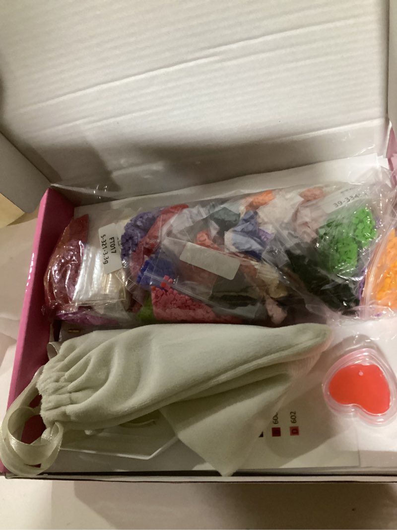 Condition photo showing New/Like New for PeakLuv 12 Pcs Small Diamond Art Kits, Fruit Mini Diamond Painting Kits for Adults Beginners, 5D DIY Square Drill Diamond Dots, Quickly Finishable Mini Gem Art for Home Wall Desktop Decor, 6X7in FT017