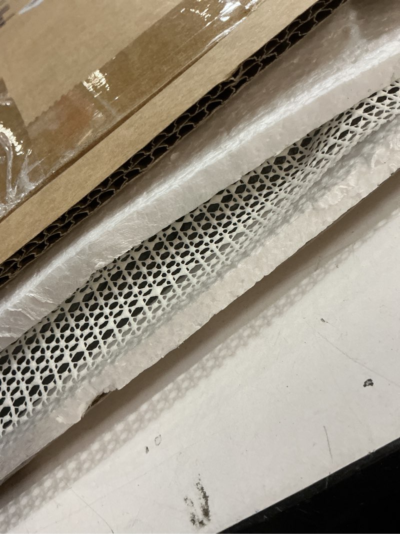 Condition photo showing As Is for Stone Bath Mat, Diatomite Fast Drying Non Slip Stone Shower Mat, Super Absorbent for Bathroom & Kitchen, Multi-Use as Pet Mat, Easy to Clean 16"x24", Gray Style 04-gray 16"x24"