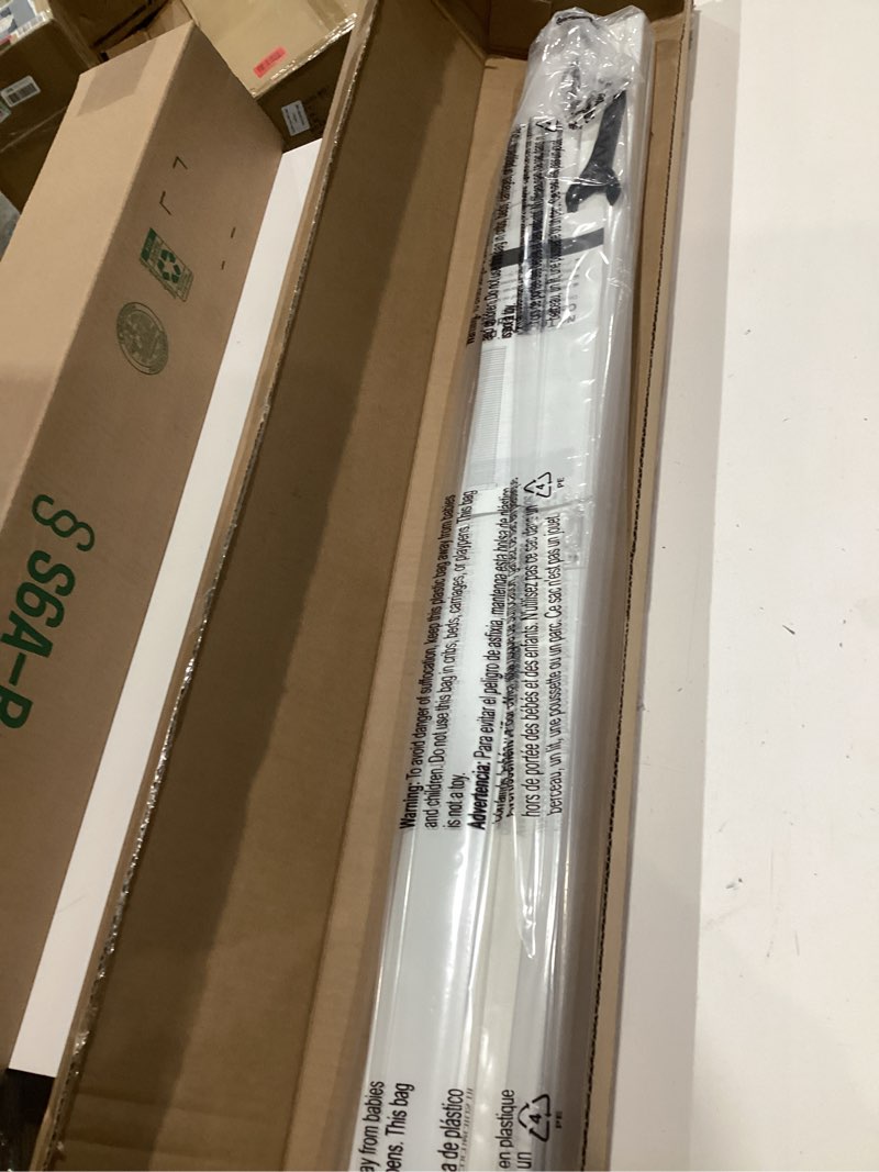 Condition photo showing New/Like New for lazblinds no tools no drill cordless cellular shades, light filtering honeycomb shades for home, thermal insulation blinds for windows, 33" w x 36" h, white light filtering-white 33" w x 36" h