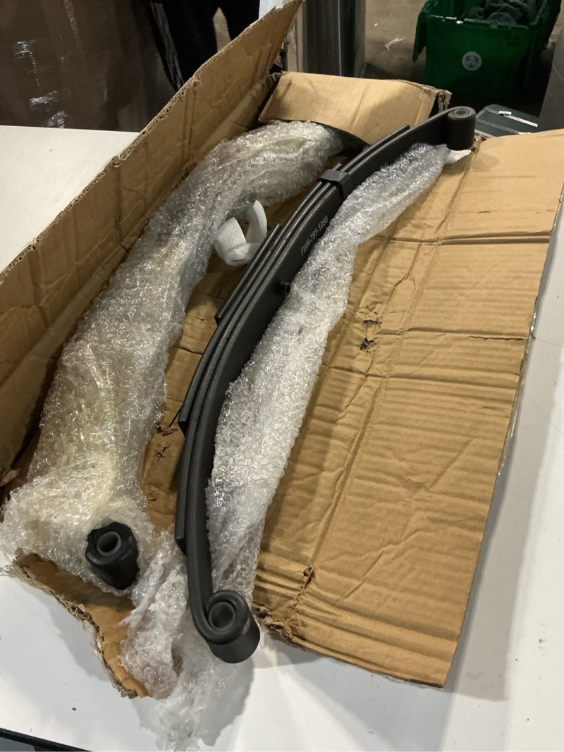 Condition photo showing Good Condition for trailer leaf spring, 4 leaf 2000lb trailer axle springs, 26\"l, 1.75\" width,(fwn-791-1060)