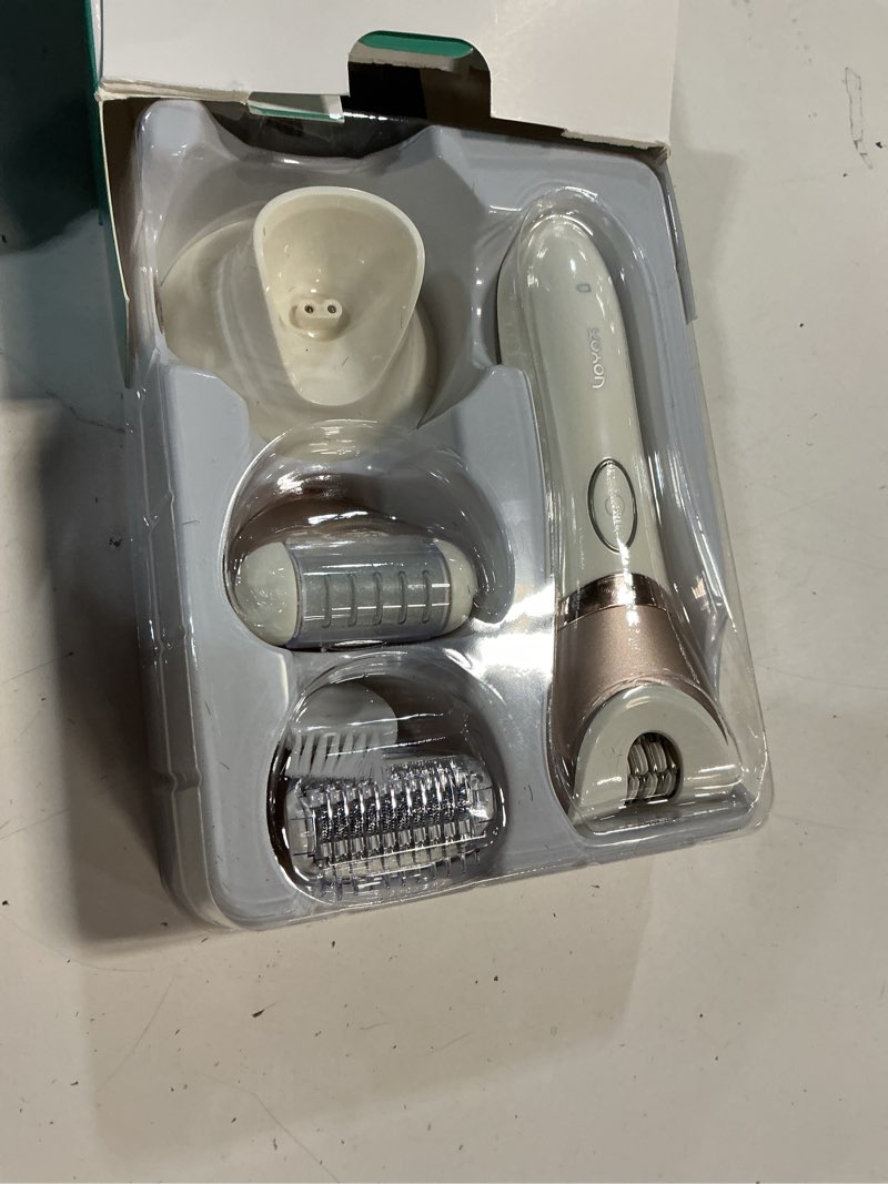 Condition photo showing Good Condition for VOYOR Epilator for Women, 3 in 1 Epilator Hair Removal for Women, Epilators Hair Remover for Leg Arm with 30 Tweezers, Rechargeable & Cordless Electric Lady Shaver & Trimmer BM300 (Champagne Gold)