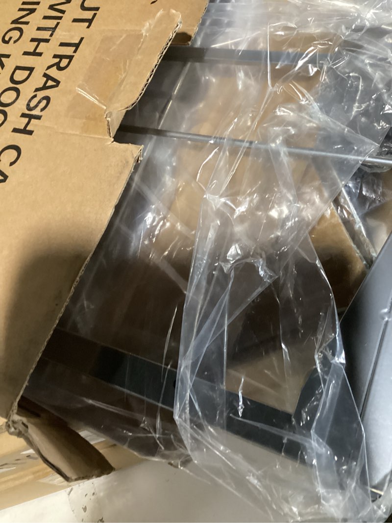 Condition photo showing New/Like New for Insputer Dual Pull Out Trash Can Under Cabinet with Soft-Close Slides, Heavy Duty Under Sink Trash Can Kit for Kitchen Sink, Laundry, Garbage Can Not Included, Requires 17" W X 24" D Cabinets Double Silver