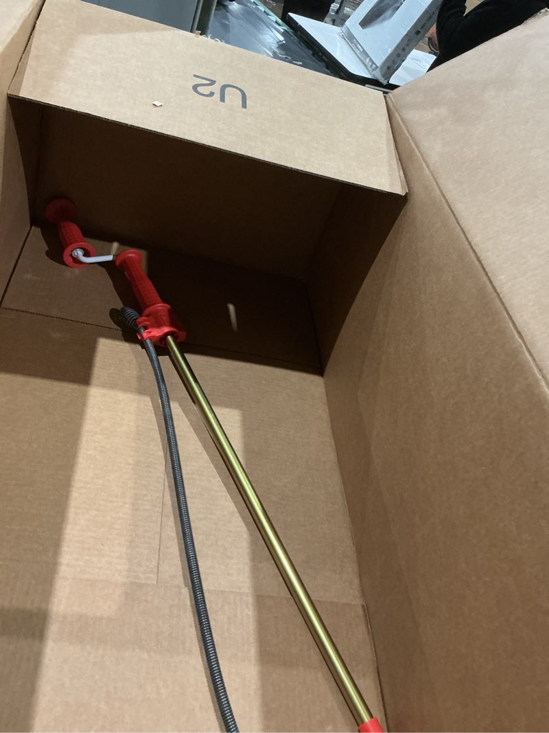 Condition photo showing Good Condition for ridgid 59787 model k-3 toilet auger with unclogging 3-foot snake and bulb head