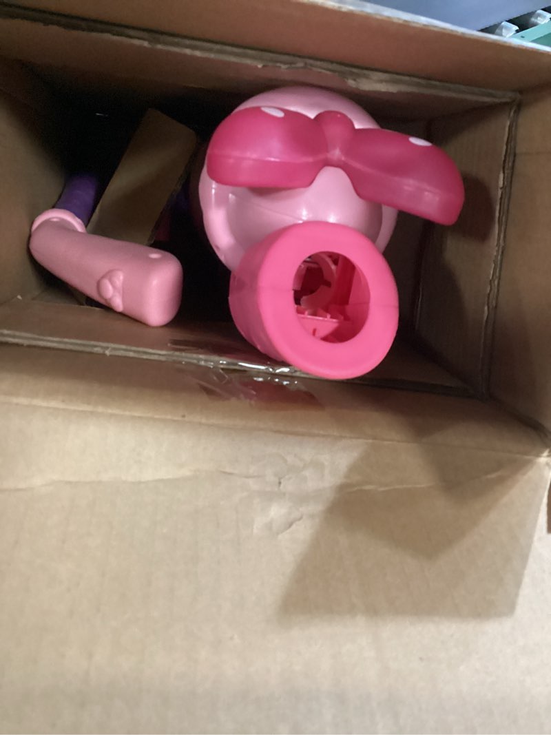 Condition photo showing Good Condition for disney junior minnie mouse twinkle bows play vacuum with lights and realistic sounds, kids toys for ages 3 up by just play
