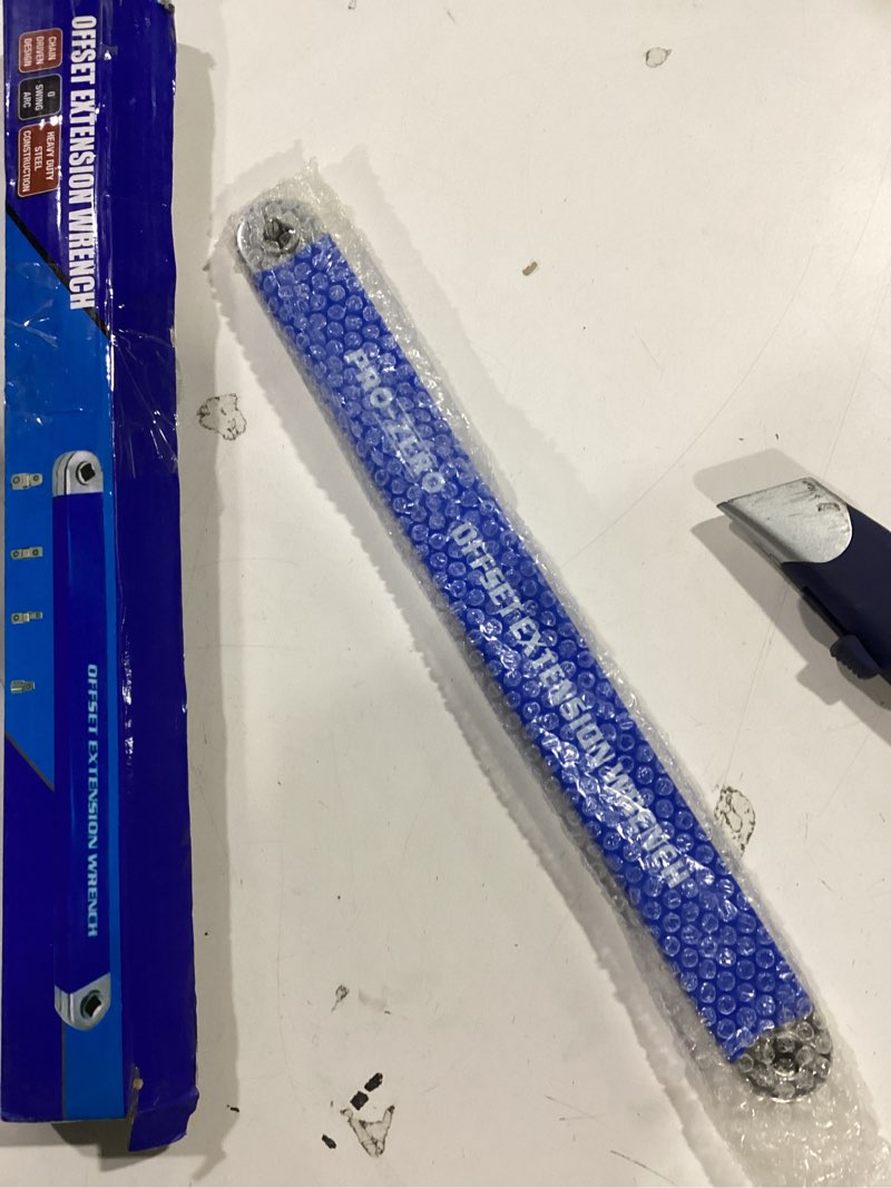 Condition photo showing Good Condition for Offset Extension Wrench, Heavy Duty Pro Zero Offset Extension Wrench Impact with 1/4", 3/8" & 1/2" Drive Adapters-High Torque Zero Offset Ratchet Extender for Automotive & Hard-to-Reach Spaces (1PC)