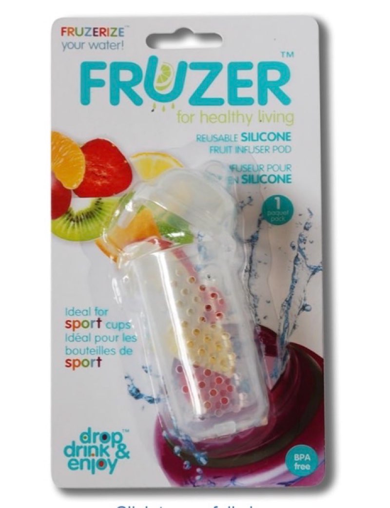 FRUZER Silicone Fruit Infuser Pod 1 Pack
