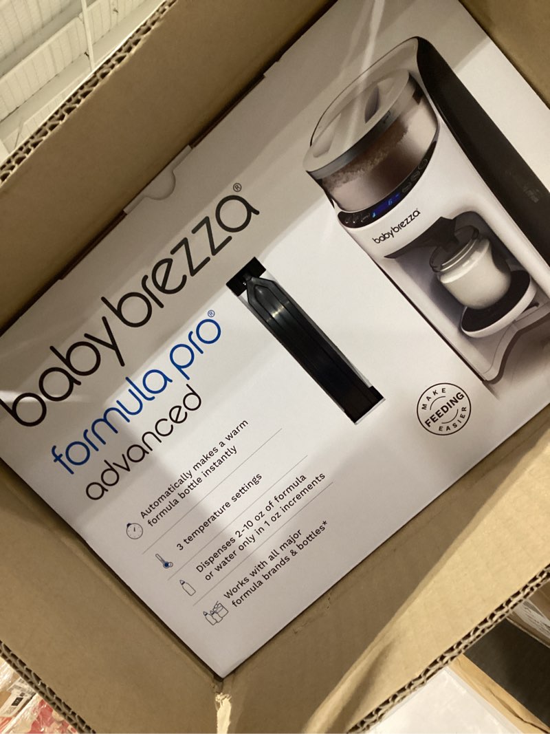 Condition photo showing Good Condition for baby brezza new and improved formula pro advanced formula dispenser machine - automatically mix a warm formula bottle instantly - easily make bottle with automatic powder blending, white