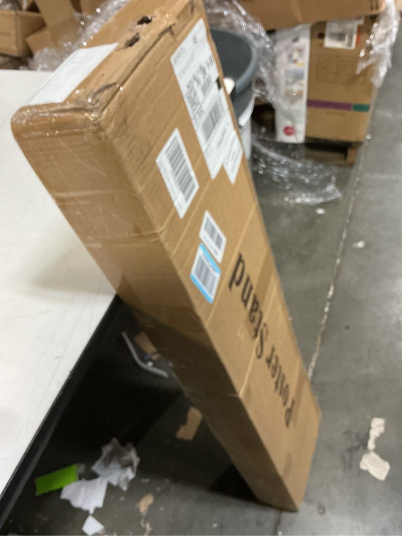 Condition photo showing As Is for 2Pack Sign Holder Stand,Display Stand,Heavy Duty Adjustable Pedestal Sign Stand Up to 75 inch,Double-Sided for Board & Foam Sign,Sign Stand with Base,Fit Wedding,Restaurant or Business etc(Poster not Included) SIGN STAND-2PACK