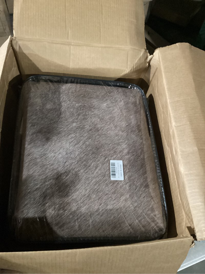 Condition photo showing Good Condition for cowhide rug cow print rug 10x8,large cow hide rugs for living room bedroom dining room home office brown animal print western carpet for home decor modern cowhide xxl(8x10 ft)