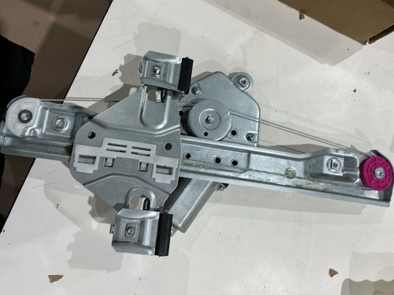 Condition photo showing As Is for boxi 751-565 rear driver side power window regulator with motor fit for chevrolet sonic 2012 2013 2014 2015 2016 2017 2018-2020 / silvery / 95494532