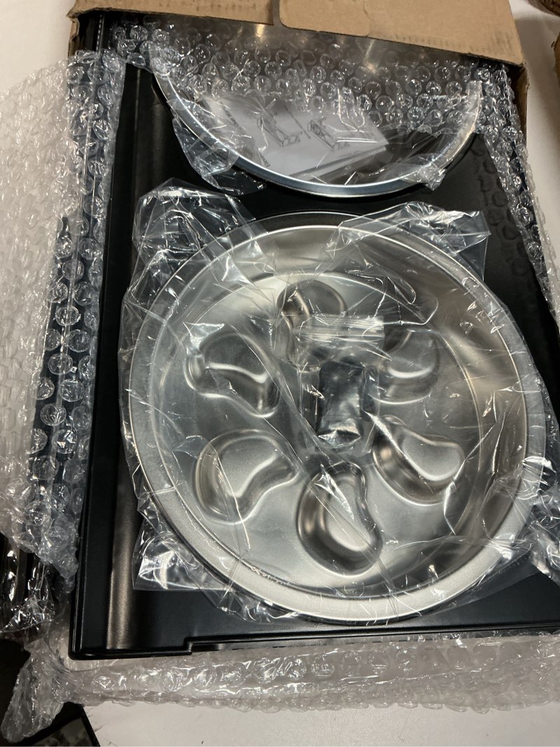 Condition photo showing Good Condition for PAKEWAY Elevated Dog Bowls, Spill Proof, Tiltable Pet Feeder with 1 Stainless Steel Bowl &1 Stainless Steel Slow Feeder Bowl, 6 Height Adjustable Raised Bowls Stand for Medium Large Dogs 1 Stainless Slow Feeder & 1 Stainless Bowl Black