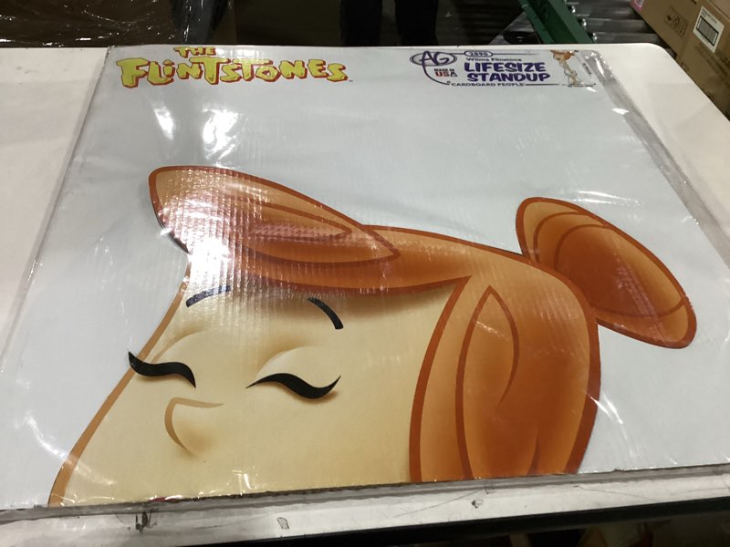 Condition photo showing New/Like New for Cardboard People Wilma Flintstone Life Size Cardboard Cutout Standup - Hanna-Barbera The Flintstones Wilma One Size