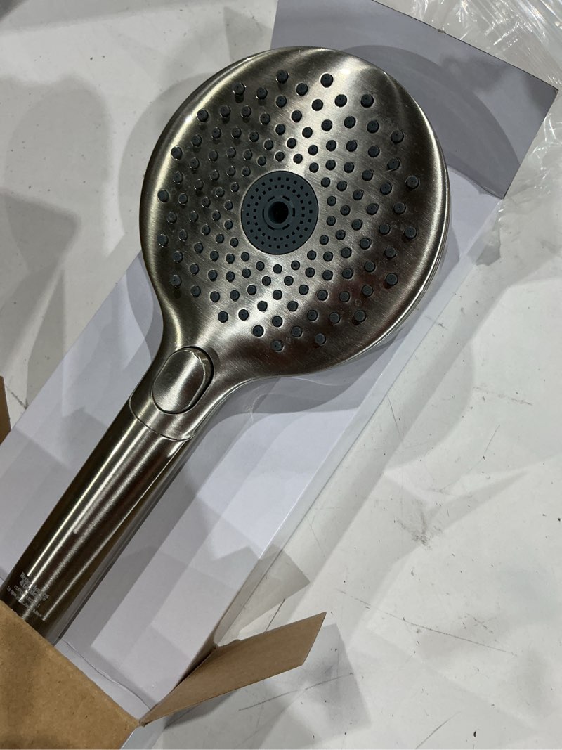 Condition photo showing Good Condition for better homes & gardens 3-setting handshower with magnetic docking in satin nickel