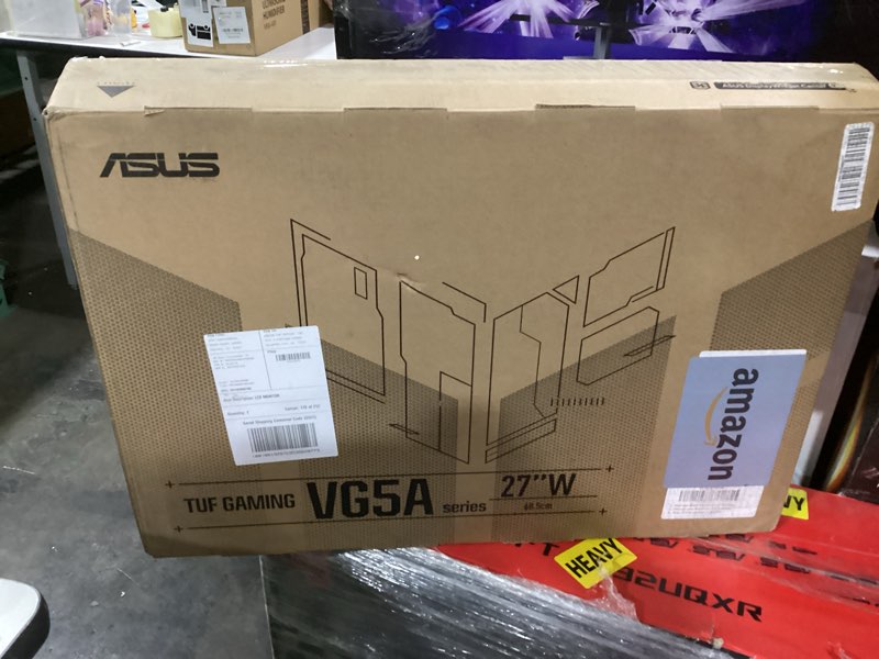 Condition photo showing Good Condition for ASUS TUF Gaming 27” 1440P Monitor (VG27AQM5A) - QHD (2560x1440), 300Hz, Fast IPS, Extreme Low Motion Blur Sync, 0.3ms, Speaker, 95% DCI-P3, Shadow Boost, DisplayWidget Center, 3 yr Warranty 27" QHD 300Hz FreeSync Premium