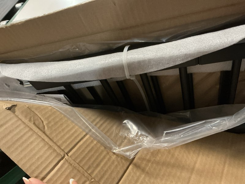 Condition photo showing Good Condition for BABELIO 36 Inch Extra Tall Baby Gate with Cat Door, 29-48" Auto Close Pet Door for Stairs, Doorways and House, with Wall Cups, Black Black 29-48" Wide, 36" Tall