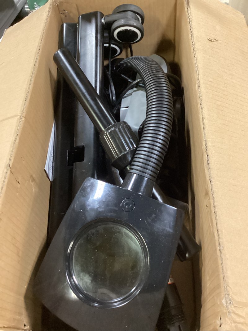 Condition photo showing As Is for TASALON Professional Ionic Facial Steamer, 2-in-1 Face Steamer for Facial with 5X Magnifying Foldable Arm, Mist Face Steamer Salon Spa Beauty Skin Care Equipment, Aroma Therapy Nozzle Included- Blcak