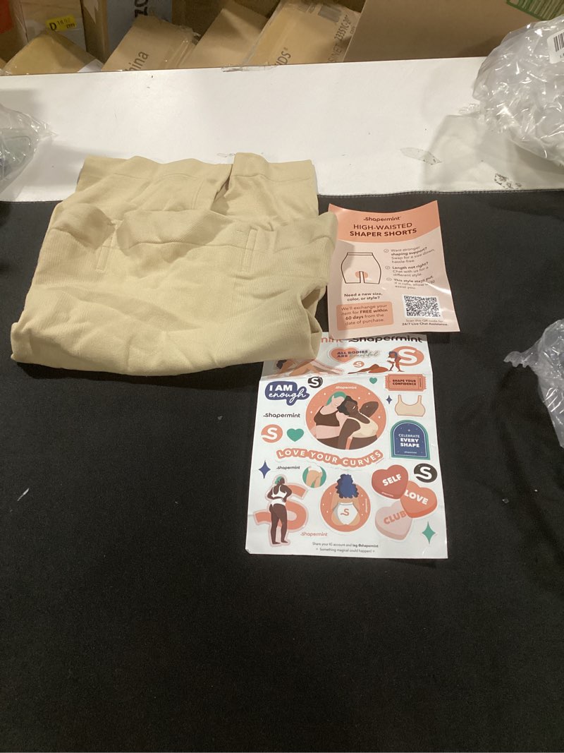 Condition photo showing Good Condition for (x-small) shapermint shapewear for women - high-waisted shapewear tummy control shorts, thigh slimmer, underwear for women small nude