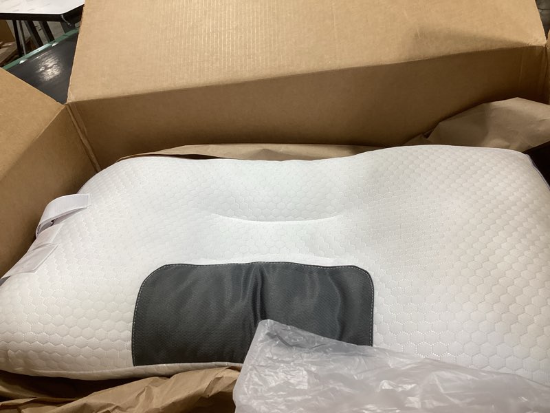 Condition photo showing Good Condition for braloxane knitted massage pillow - high elasticity memory foam, ergonomic contoured design for comfo