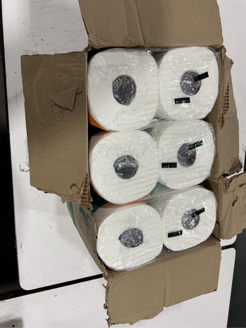 Condition photo showing Good Condition for angel soft toilet paper, 18 mega rolls = 72 regular rolls, soft and strong toilet tissue