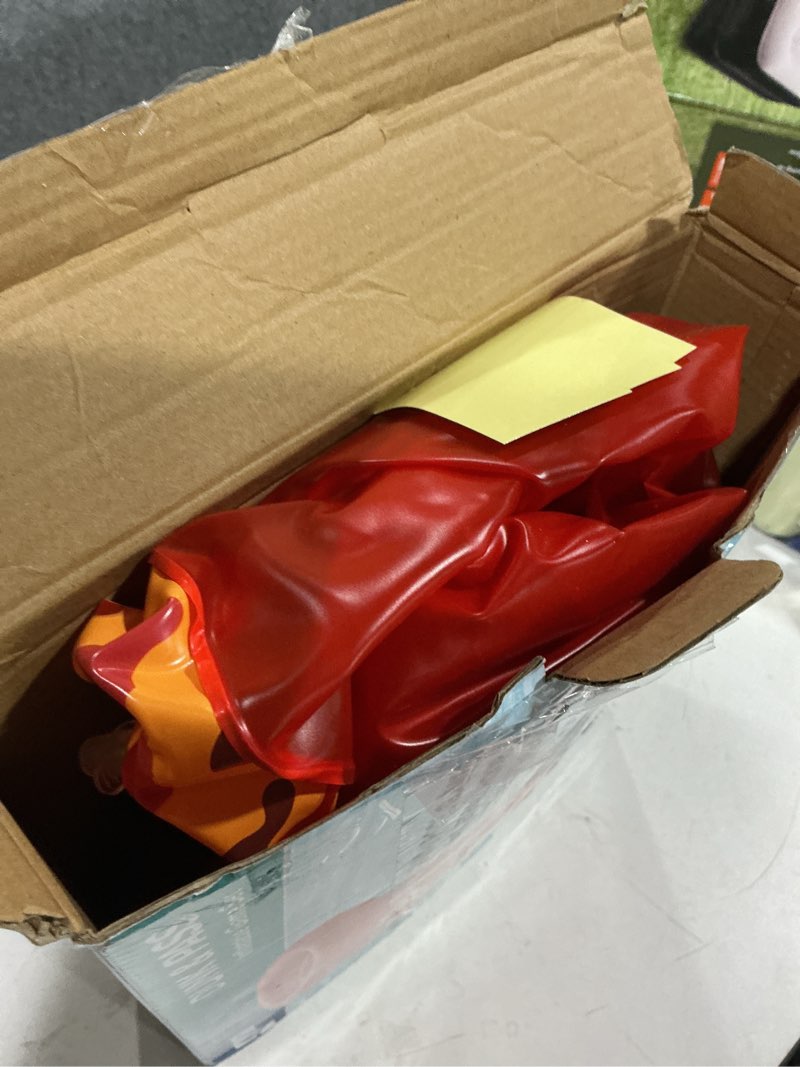 Condition photo showing As Is for aqua dunk & pass 2-in-1 inflatable game pool toy set