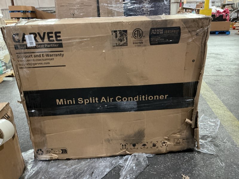 Condition photo showing As Is for garvee mini split air conditioner