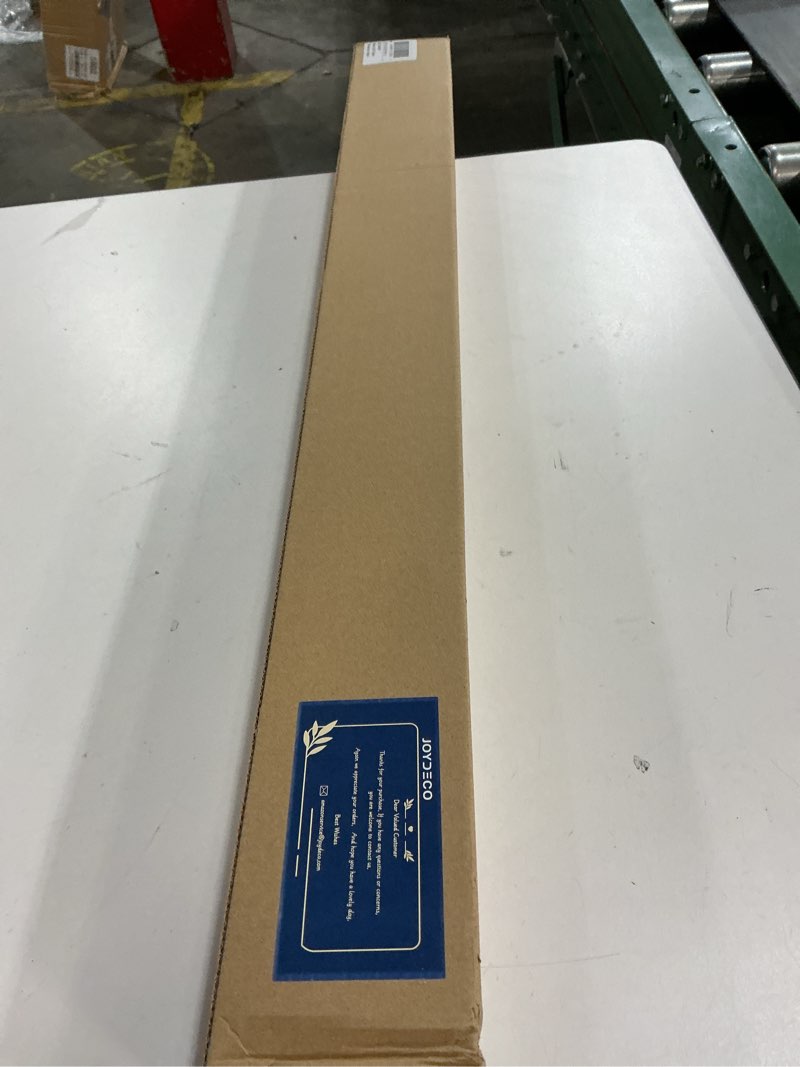 Condition photo showing New/Like New for Joydeco Cordless Roman Shades, Linen Fabric Window Blinds, Thermal Insulated Blackout Blinds, Room Darkening Shades for Indoor Windows, Easy to Install, 32" W×75" H, Greyish White Greyish White 32"W x 75"H