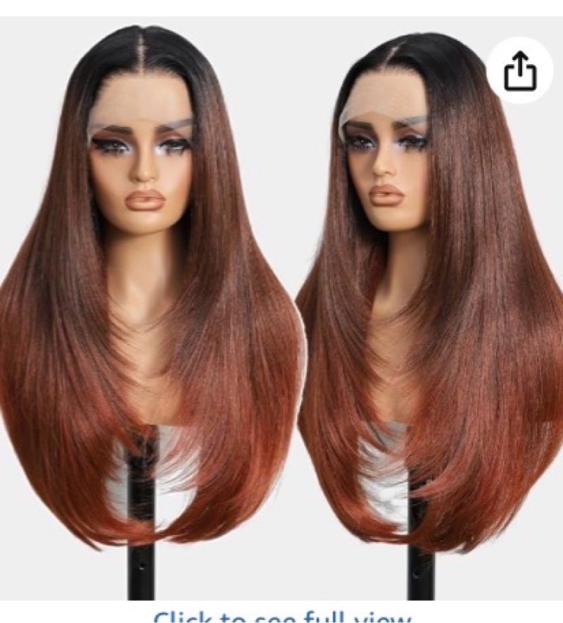 Synthetic Lace Front Wigs Pre Plucked 100% Futura Premium 13x4 HD Lace Ombre Burgundy with Black Wig