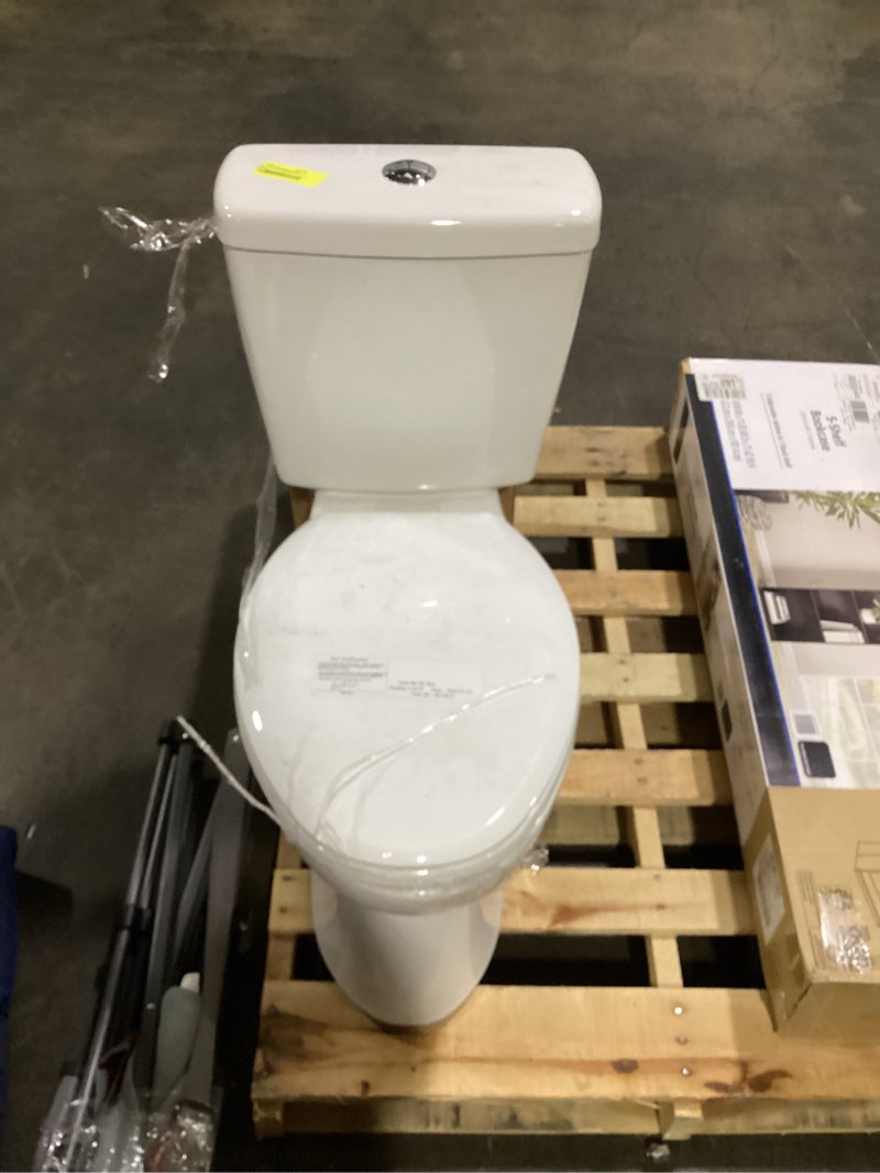 Condition photo showing Good Condition for member's mark 2-piece high-efficiency dual flush toilet, white