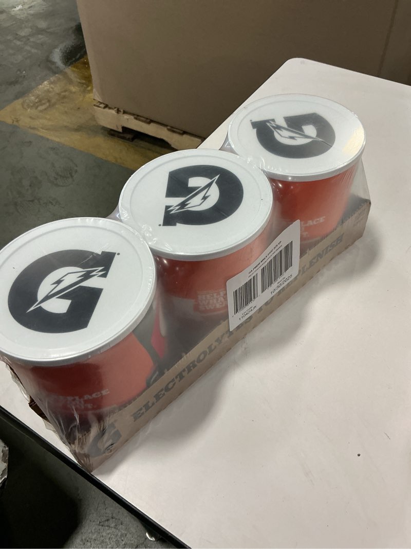 Condition photo showing New/Like New for Best By 10/30/25 Gatorade Thirst Quencher 51Oz Powder Variety Pack (Pack of 3)