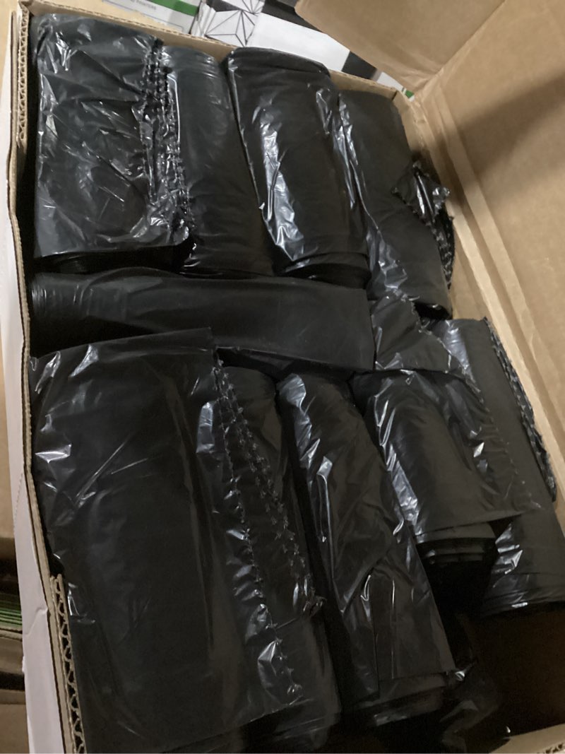 Condition photo showing Good Condition for highmark™ linear low density can liners, 0.6-mil, 10 gallons, 24" x 23", black, box of 500