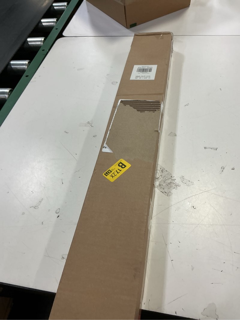 Condition photo showing New/Like New for LazBlinds Cordless No Tools-No Drill 1" Vinyl Horizontal Mini Blinds, Light Filtering Blinds for Windows, Blinds & Shades for Window, 36" W x 64" H, Mahogany Cordless-mahogany 36" W x 64" H