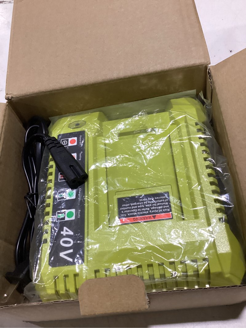 Condition photo showing Good Condition for op401 fast charger replacement for ryobi 40v battery charger, compatible with ryobi 40v lithium battery op4040 op4050 op4050a op40601 op4026 op4015 op4030 tools battery