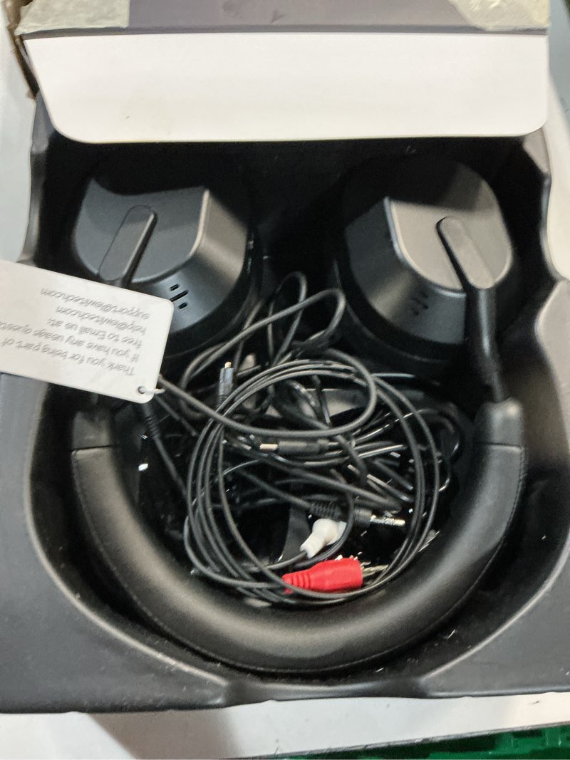 Condition photo showing As Is for Wireless Headphones for TV with LED Display, TV Headphones Wireless for Seniors with Transmitter Charging Base, No Audio Delay Bluetooth V5.3, Plug and Play, Gift for Seniors/Hearing Impaired (Black)