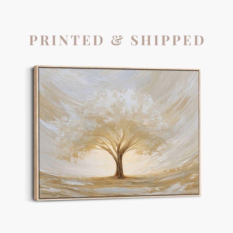 Tree of Life Canvas | Christian Wall Art, Biblical Painting, Religious Home Decor