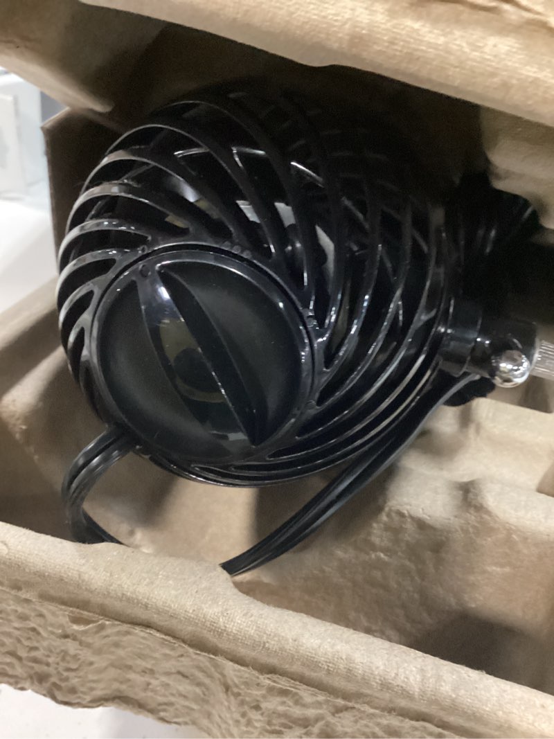 Condition photo showing Good Condition for vornado pivot clip personal air circulator, 3-speed, portable desk fan with multi-surface clip, 360-degree adjustable axis, 9 in tall, 4 in diameter, whisper quiet, black black personal pivot clip