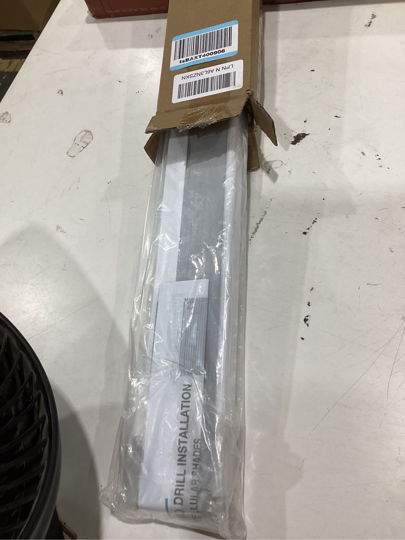Condition photo showing Good Condition for no drill no tools blackout cellular shades,cordless blinds for indoor windows,room darkening window shades honeycomb blinds for bedroom,office,home,white(blackout),16" w x 36" h white(blackout) 16"w x 36"h