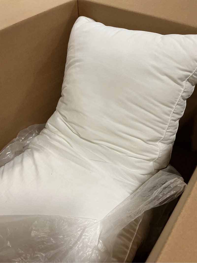 Condition photo showing Good Condition for 1 pillow, Utopia Bedding Bed Pillows for Sleeping King Size (White), Cooling Hotel Quality, Gusseted Pillow for Back, Stomach or Side Sleepers White King 