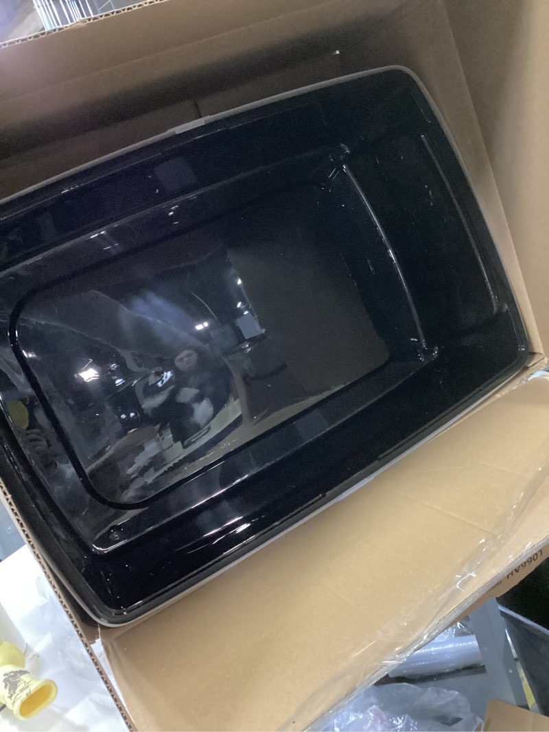Condition photo showing Good Condition for IRIS USA XX-Large Cat Litter Box, Open Top Extra Large Litter Box for Big Cats and Multi-Cat Households, High Sided Scatter Shield, Easy to Clean, 30"L x 20"W x 14"H, Black XXL Black