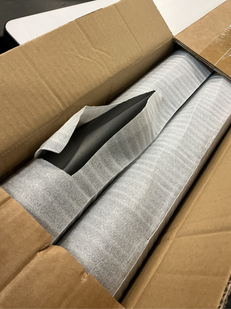 Condition photo showing As Is for 3" x 84" Black Outdoor Light Post - Multi-Use Pole for Light Fixtures, Mailboxes & Birdhouses. Ideal