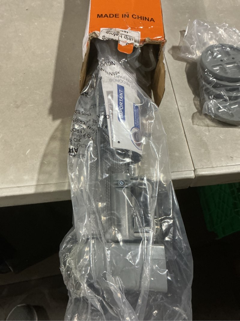 Condition photo showing Good Condition for retractable baby gate for doorways and stairs, mesh safety gate for pet, indoor & outdoor use, one-hand operation, easy installation, 33.6" tall, expands to 55" wide?grey,33.6"x55") 33x55 inch gray