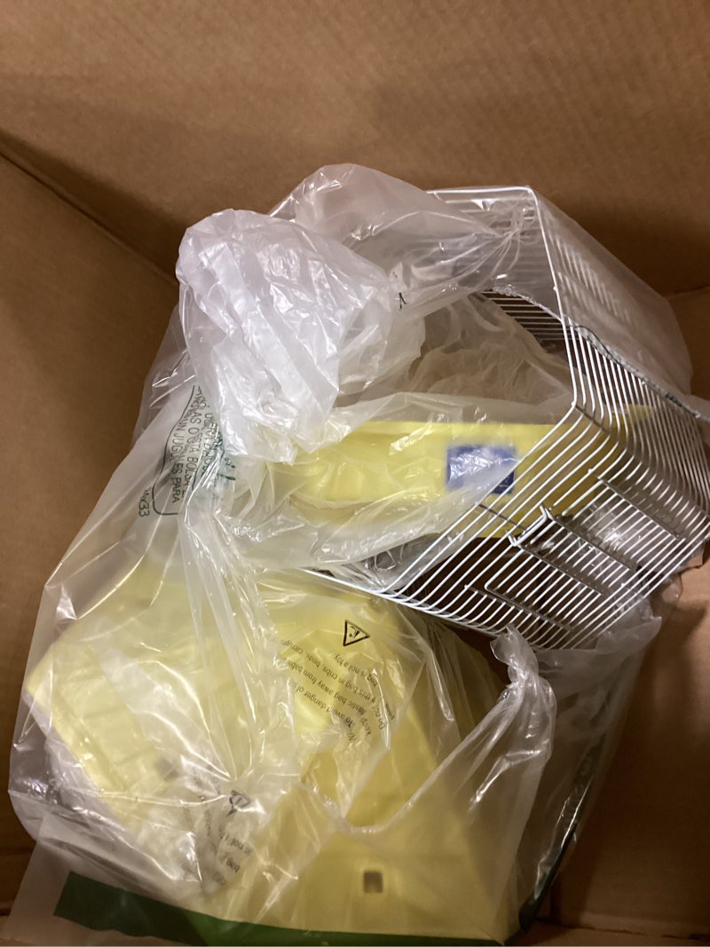 Condition photo showing As Is for Prevue SP31997YELLOW 16.75 x 10 in. Dia. Bali Bird Cage  Yellow