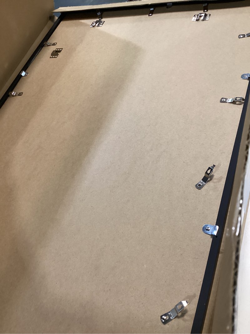 Condition photo showing Good Condition for upsimples 24x36 Poster Frame, Display Pictures 20x30 with Mat or 24 x 36 Without, Wall Hanging Picture Frames, Black, 1 Pack Black 24x36