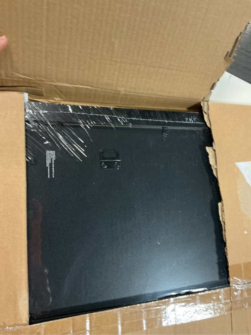 Condition photo showing As Is for Americanflat 4x6 Collage Picture Frame with Polished Plexiglass - Multi Picture Frames Fit Sixteen 4x6 Photos or Use as One 18x26 Poster Frame for Wall Display - Signature Collection - Black Black 18x26 Sixteen Photos