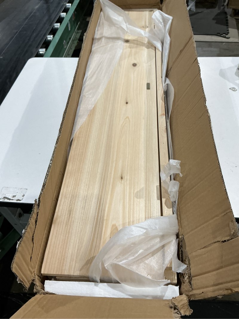 Condition photo showing Good Condition for vivosun raised garden bed with legs outdoor wood 48x24x30 elevated planter | 30" user-friendly height / 220lb capacity / pre-drilled drainage / rot-resistant fir wood / liner & gloves / tool-free 48 x 24 x 30 inches (elevated)