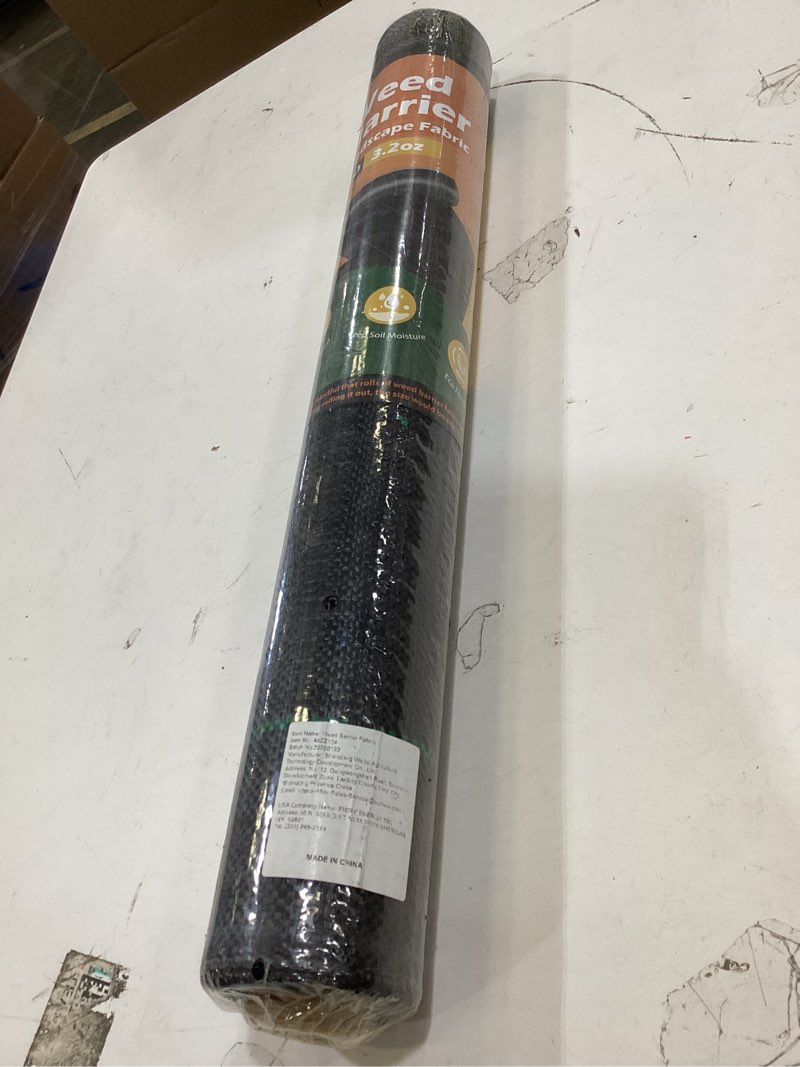 Condition photo showing Good Condition for 4ftx50ft weed barrier landscape fabric heavy duty, woven weed control cloth, woven geotextile fabric for underlayment, gardening ground, commercial driveway weed block cover mat