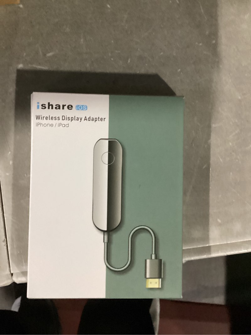 Condition photo showing New/Like New for 4K 1080P Wireless HDMI Display Adapter, WiFi Streaming Movies, Shows Receiver for i-Phone, i-Pad, Android, Tablet, Laptop, Window to HDTV/Monitor/Projector, Compatible Miracast, Air Play, DLNA