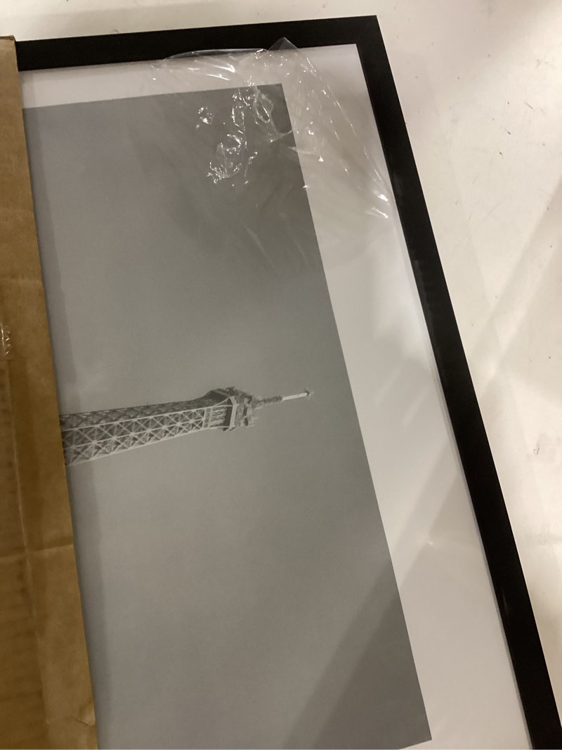 Condition photo showing New/Like New for upsimples 16x24 Picture Frame, Display Pictures 14x20 with Mat or 16 x 24 Without, Wall Hanging Poster Frames, Black, 1 Pack