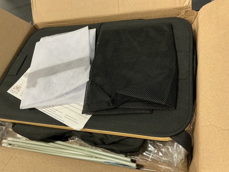 Condition photo showing Good Condition for efluky double laundry hamper with wheels, divided laundry hamper with removable bags, 2 section dirty clothes basket with handles for bathroom, bedroom & laundry room, 160l dark black 160l-2 sections black