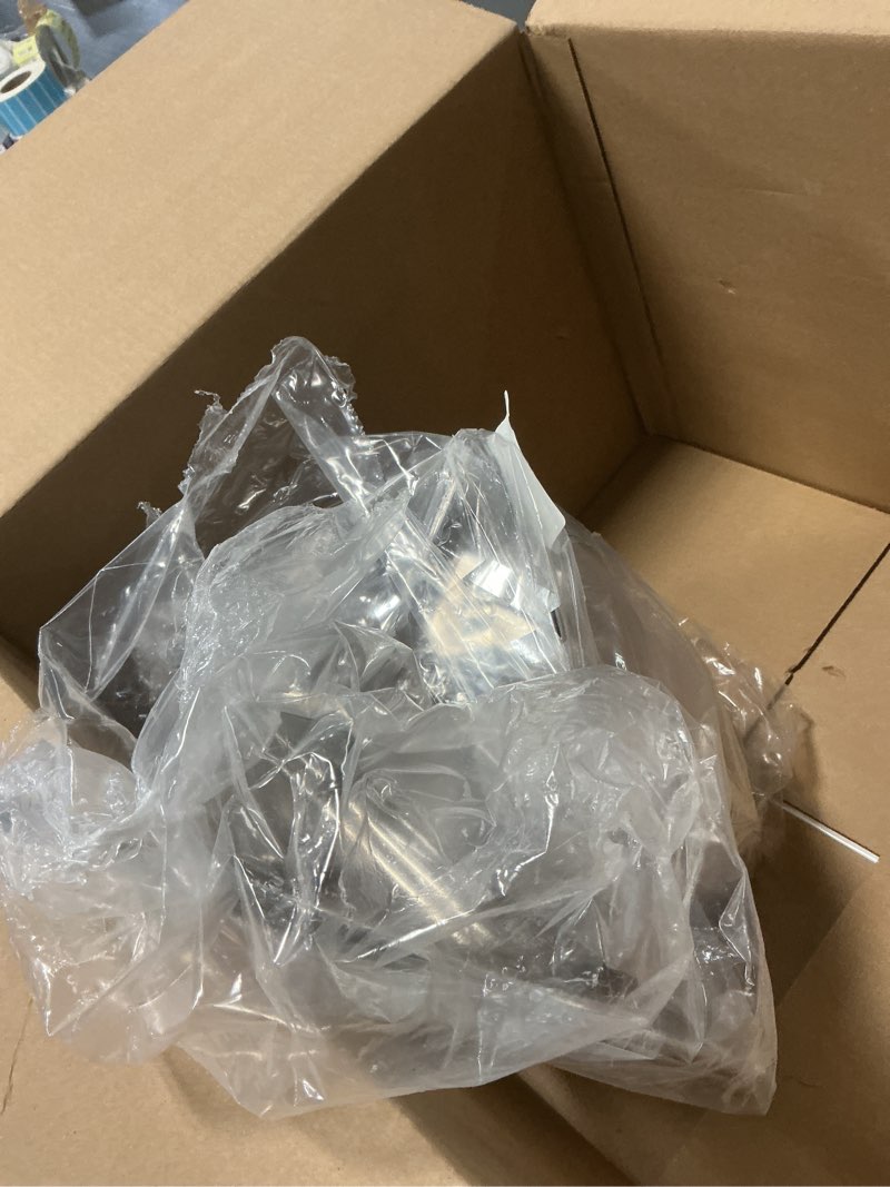 Condition photo showing As Is for Similar smaller Countertop Food Serving Display Container with Clear Roll Top Cover, Stainless Steel Serving Tray Buffet Condiment Dispenser Ice Cooled Food Display Rack Pans(6 Pan) 21\" x 13\" x 13\"